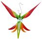 Preview: Hängevogel, Kolibri (grün-gelb-rot)